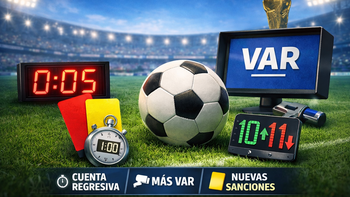 Mundial 2026: los sorprendentes cambios que aprobó la IFAB para agilizar los partidos de fútbol