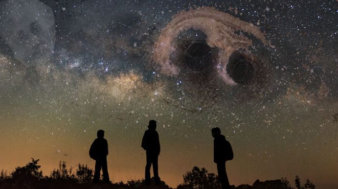 Científicos dicen que los agujeros negros curvan al espacio-tiempo como un mar picado. (Foto: A.24.com)