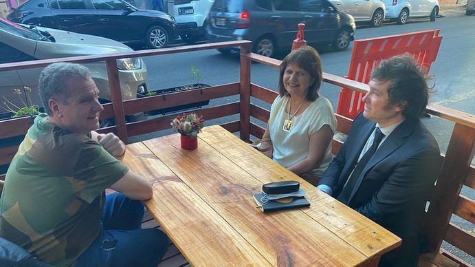 Javier Milei con Patricia Bullrich. (Foto: archivo)