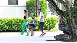 Lionel Messi y Antonela Roccuzzo fueron a ver la mansión en la que quieren vivir