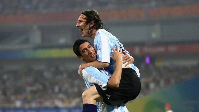 Lionel Messi y Ángel Di María 