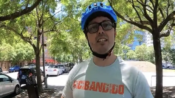 BiciBandido: La idea era grabar mis recorridos en la bici, no hacer justicia