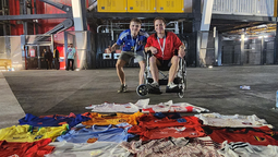 Juan Pablo Serdoch: Trajimos 45 camisetas para intercambiar en Qatar