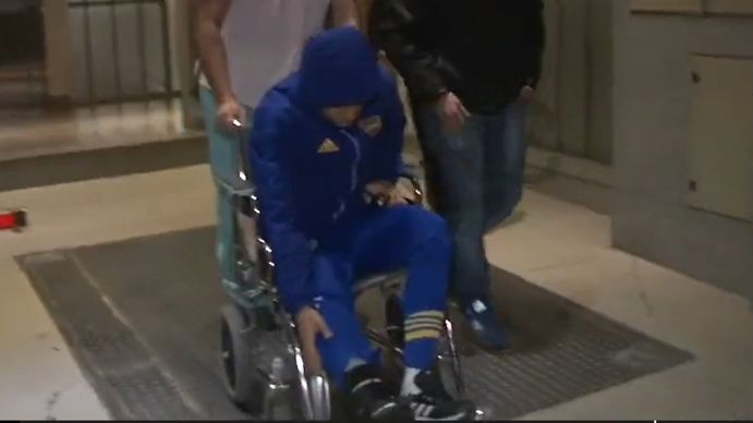 La impactante foto del tobillo de Exequiel Zeballos: así quedó tras la fractura