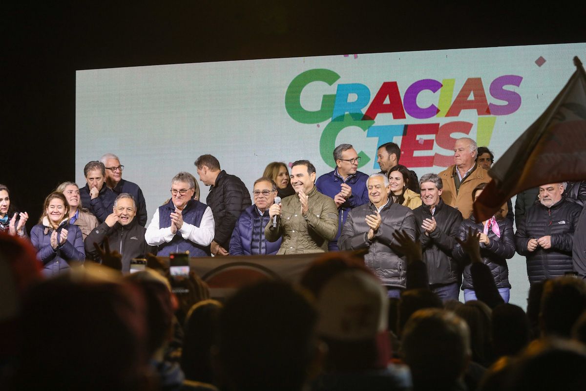 Gustavo Valdés, tras conocerse los resultados de las legislativas (Foto: Twitter oficial de Gustavo Valdés). Gustavo Valdés, tras conocerse los resultados de las legislativas (Foto: Twitter oficial de Gustavo Valdés).