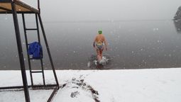 “El mar de verano no me gusta. Prefiero el agua fría, dice Daiana Farrer. “El mar de verano no me gusta. Prefiero el agua fría, dice Daiana Farrer.