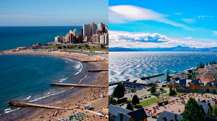 Mar del Plata y Bariloche ya están listos para recibir a los turistas estas vacaciones