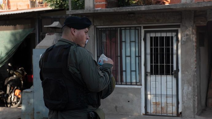 Siguen las muertes por la violencia narco en Rosario. Foto: Télam.&nbsp;