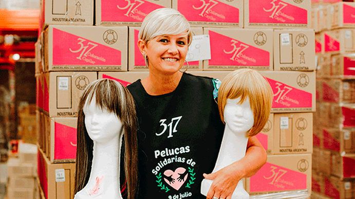 Rita Fournier, la mujer que creó un proyecto de pelucas solidarias para mujeres con cáncer