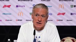 Didier Deschamps, en conferencia de prensa. Foto: Télam. Didier Deschamps, en conferencia de prensa. Foto: Télam.