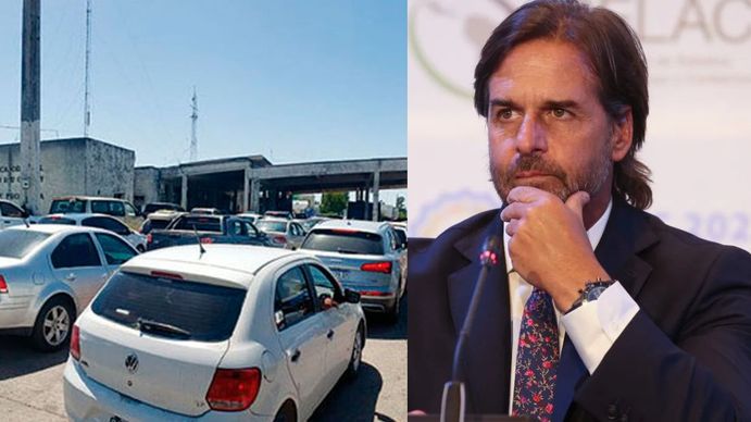 Lacalle Pou anunció medidas para evitar que la Argentina sea un supermercado para los uruguayos (Foto: Gentileza El País.uy)
