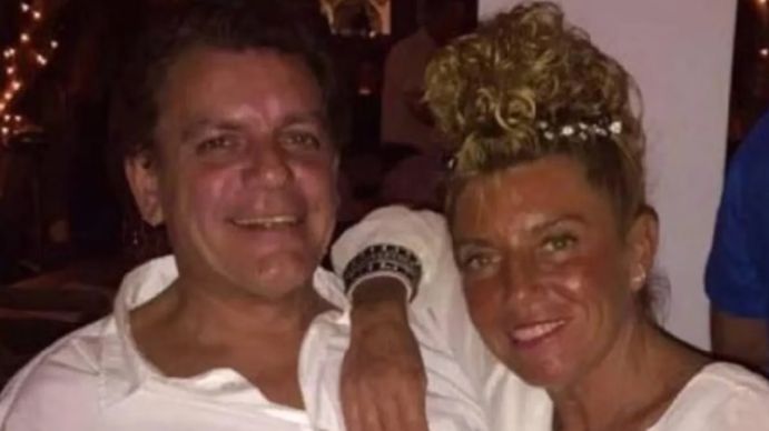 Esteban Gabriel Izzo y su esposa.&nbsp;