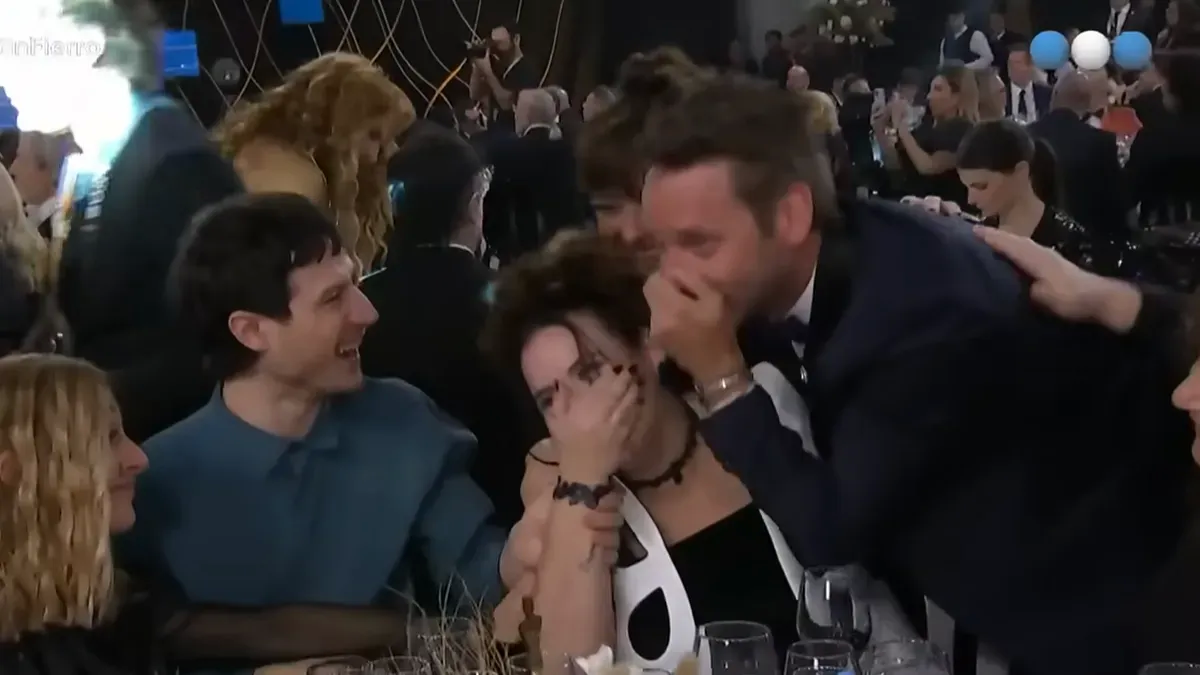 Benjamín Vicuña, durante la entrega de los Martín Fierro (Foto: captura de video). Benjamín Vicuña, durante la entrega de los Martín Fierro (Foto: captura de video).