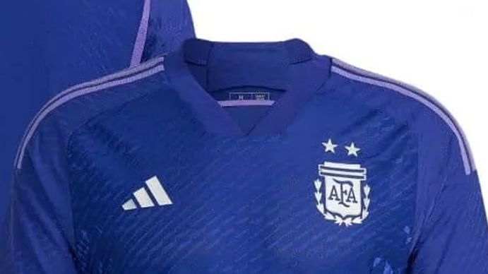 Se filtró la nueva camiseta suplente de la Selección Argentina.&nbsp;