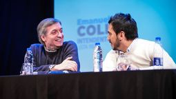 Máximo Kirchner junto al candidato a intendente del Frente de Todos en Trelew, Emanuel Coliñir, en el cierre de campaña de cara a las elecciones del próximo domingo (Foto: Twitter La Cámpora). Máximo Kirchner junto al candidato a intendente del Frente de Todos en Trelew, Emanuel Coliñir, en el cierre de campaña de cara a las elecciones del próximo domingo (Foto: Twitter La Cámpora).