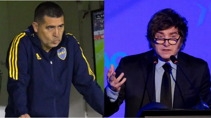 El fuerte mensaje de Javier Milei contra Riquelme tras la dura eliminación de Boca