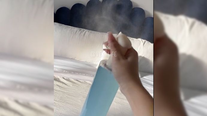 &nbsp;Limpia y fresca: Mostró el truco definitivo para que las sábanas siempre tengan olor