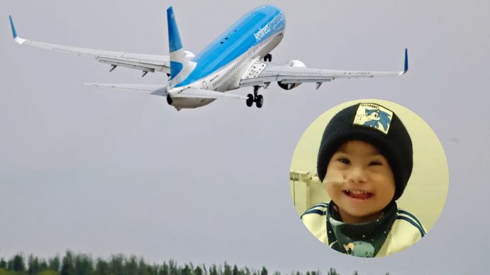 Murió un nene de dos años durante un vuelo de Aerolíneas Argentinas: los motivos