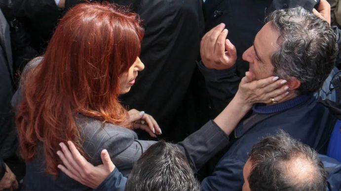 Cristina Kirchner y Andrés Larroque.