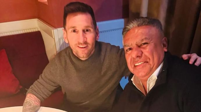 El presidente de la AFA publicó una imagen en la que aparece con Lionel Messi.&nbsp;