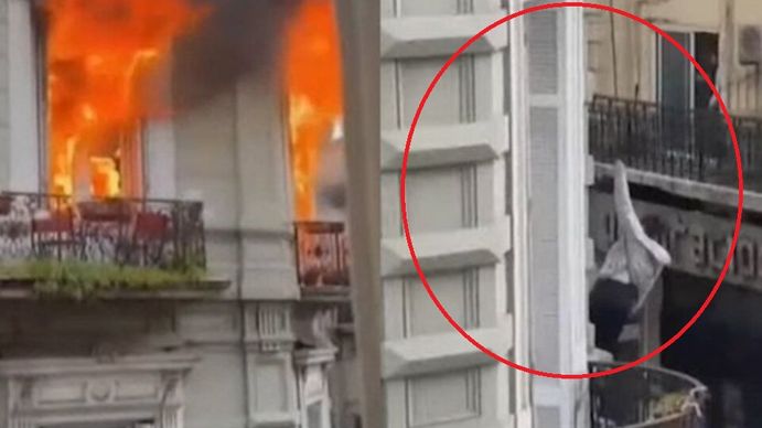 Incendio en Monserrat: cuál es el estado de salud de la mujer que se escapó por el balcón