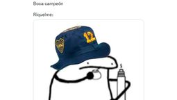 Riquelme, uno de los protagonistas en los memes de Boca campeón. Riquelme, uno de los protagonistas en los memes de Boca campeón.