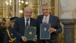 Alberto Fernández y Lula da Silva en la Casa Rosada (Foto: Captura de TV) Alberto Fernández y Lula da Silva en la Casa Rosada (Foto: Captura de TV)