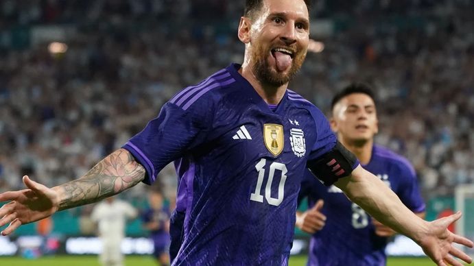 Lionel Messi opinó sobre el álbum de figuritas del Mundial.&nbsp;