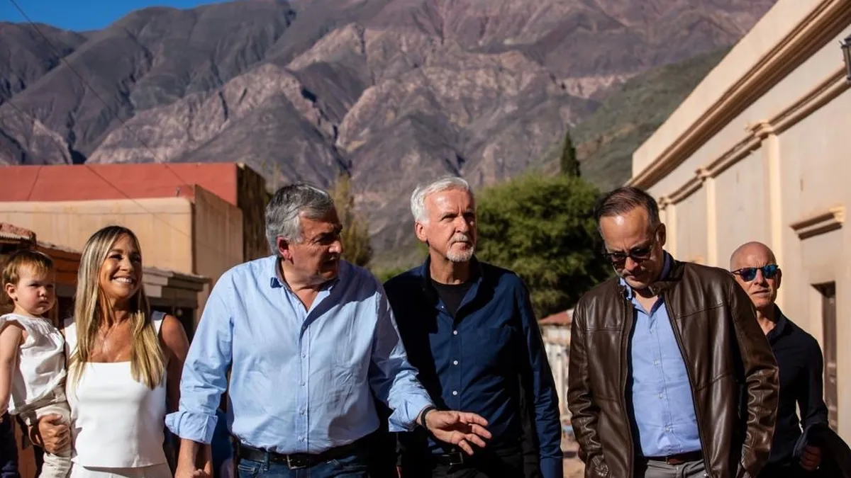 Gerardo Morales, junto al director de cine James Cameron (Foto: archivo). Gerardo Morales, junto al director de cine James Cameron (Foto: archivo).