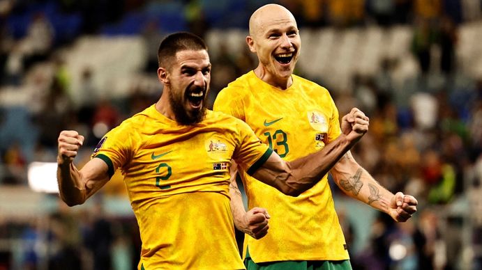 Australia dio la sorpresa y clasificó a los octavos de final en Qatar 2022. (Foto: Reuters) 