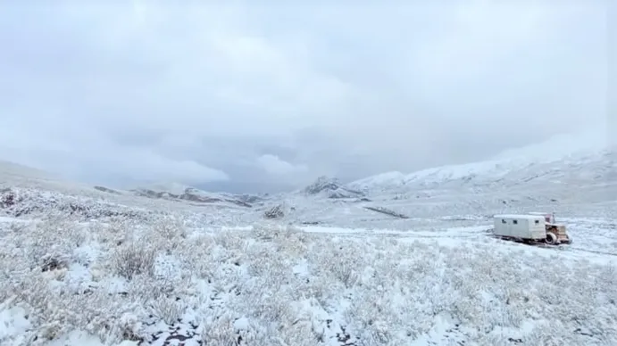 El país de todos los climas: las increíbles fotos de la nieve en Jujuy, a 20 días del verano