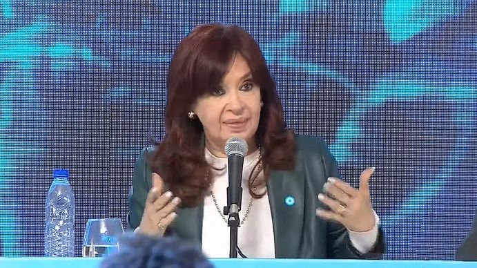 Lo que dejó el discurso de Cristina Kirchner en la inauguración del gasoducto Néstor Kirchner. (Foto: NA) Lo que dejó el discurso de Cristina Kirchner en la inauguración del gasoducto Néstor Kirchner. (Foto: NA)