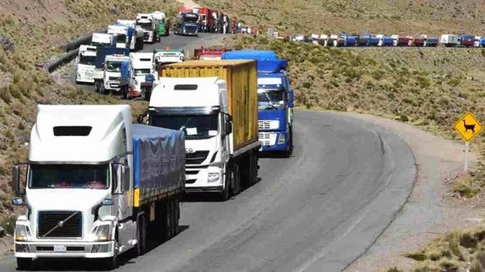 Conflicto camionero en la frontera con Chile