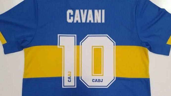Edinson Cavani usará el dorsal número 10 de Boca.