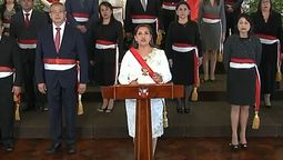 La Presidenta anunció el estado de emergencia nacional y un posible adelanto de elecciones (Foto: cuenta de Twitter de Dina Boluarte).