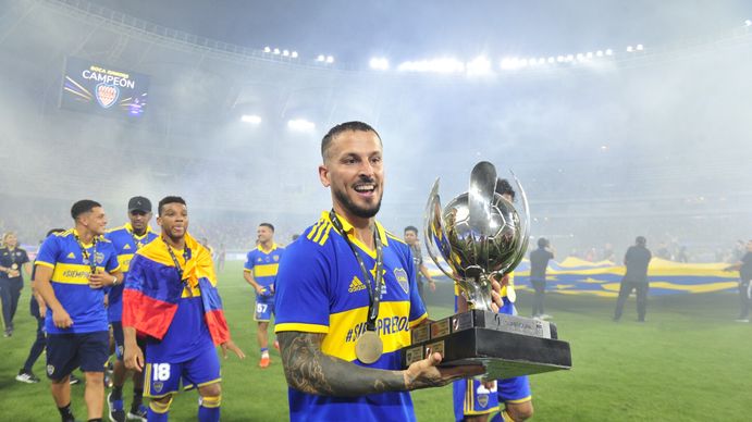 Benedetto marcó los tres goles en la final ante Patronato (Foto: Copa Argentina AXION energy)