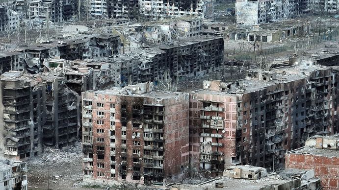 Lo que fue la ciudad de Bajmut