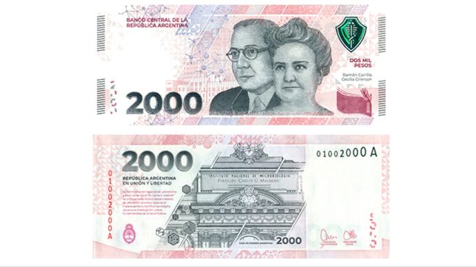 Banco Central pone en circulación el nuevo billete de $2000
