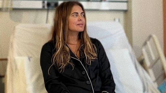 Se filtró la primera foto de la intimidad de la internación de Silvina Luna en el hospital