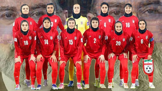 Las mujeres de la selección iraní en peligro por la guerra de su país con EE.UU.