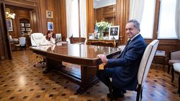 Tras el cierre de listas, Cristina Kirchner recibió a Daniel Scioli en el Senado de la Nación