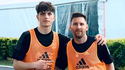 El fuerte posteo del hermano de Alejandro Garnacho sobre Messi y Barcelona