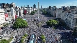 Los festejos de Argentina Campeón en el Obelisco Los festejos de Argentina Campeón en el Obelisco