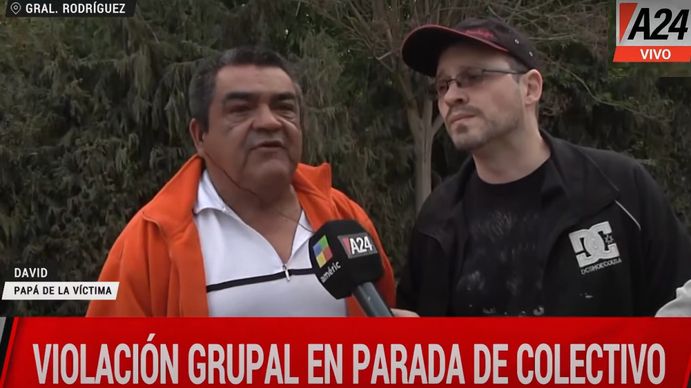 El padre de la víctima denunció en A24 la inacción policial (Foto: Captura).