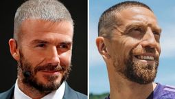 La reacción de David Beckham a su parecido con el Papu Gómez