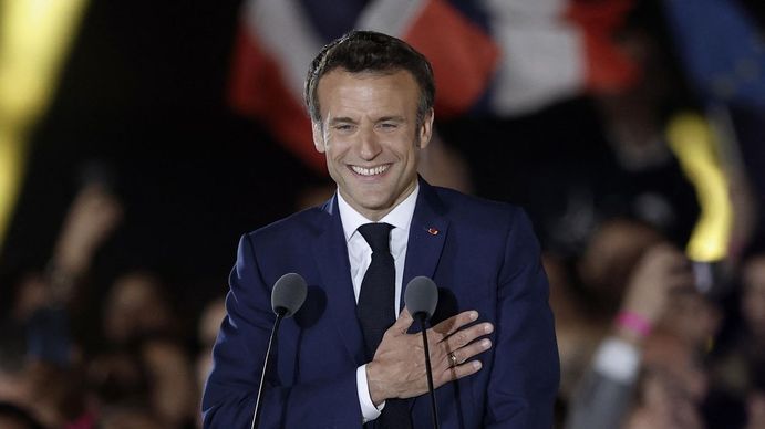 Emmanuel Macron fue reelecto presidente de Francia