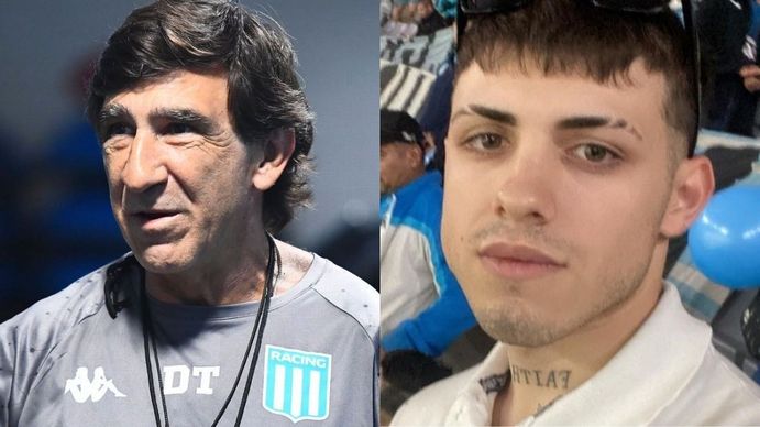 Un hincha de Racing viajó caminando a Asunción para la final y el gesto de Gustavo Costas emocionó a todos