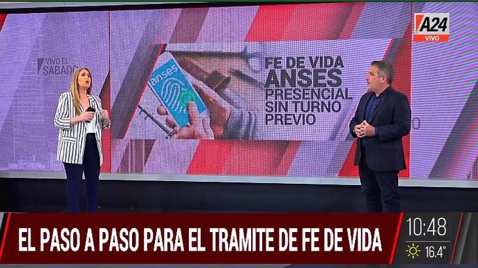 ANSES| Fe de vida: paso a paso para tramitarlo en cada Banco. (Captura de Tv)