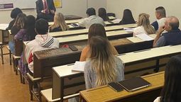 Alberto Fernández volvió a dar clases en la UBA y habló sobre la universidad pública. (Twitter) Alberto Fernández volvió a dar clases en la UBA y habló sobre la universidad pública. (Twitter)