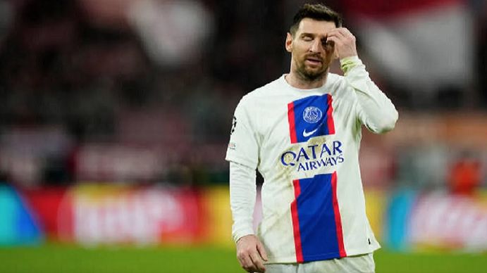 Lionel Messi sumó una nueva frustración con el PSG en la Champions League.